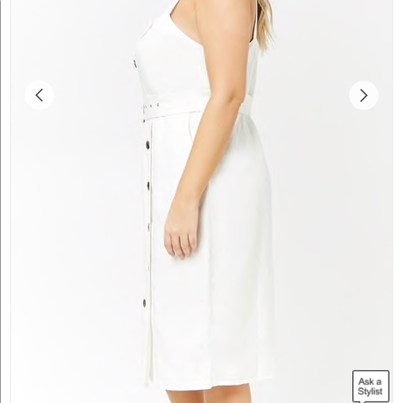 ❌Sold DOUBLE BREASTED CAMI DRESS - Picture 3 of 7